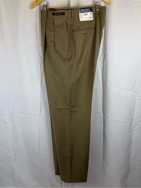 NWT Jos. A. Bank Executive Wool Dress Pants Tan 35R Traditional Fit